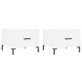 Coffee tables 2 pcs white engineered wood 50x50x40 cm by vidaXL, Coffee table - Ref: Foro24-829397, Price: 65,57 €, Discount: %