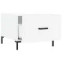 Couchtische, 2 Stück, weißes Holzwerkstoff, 50 x 50 x 40 cm von vidaXL, Couchtisch - Ref: Foro24-829397, Preis: 64,96 €, Raba...