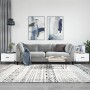 Coffee tables 2 pcs white engineered wood 50x50x40 cm by vidaXL, Coffee table - Ref: Foro24-829413, Price: 75,73 €, Discount: %