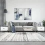 Coffee tables 2 pcs white engineered wood 50x50x40 cm by vidaXL, Coffee table - Ref: Foro24-829413, Price: 75,07 €, Discount: %