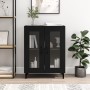 Schwarzes Sideboard aus Holzwerkstoff, 69,5 x 34 x 90 cm von vidaXL, Sideboards - Ref: Foro24-833048, Preis: 70,62 €, Rabatt: %