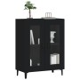 Schwarzes Sideboard aus Holzwerkstoff, 69,5 x 34 x 90 cm von vidaXL, Sideboards - Ref: Foro24-833048, Preis: 70,62 €, Rabatt: %