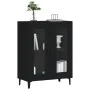 Schwarzes Sideboard aus Holzwerkstoff, 69,5 x 34 x 90 cm von vidaXL, Sideboards - Ref: Foro24-833048, Preis: 69,95 €, Rabatt: %