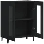Black engineered wood sideboard 69.5x34x90 cm by vidaXL, Sideboards - Ref: Foro24-833048, Price: 69,95 €, Discount: %