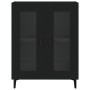 Schwarzes Sideboard aus Holzwerkstoff, 69,5 x 34 x 90 cm von vidaXL, Sideboards - Ref: Foro24-833048, Preis: 70,62 €, Rabatt: %