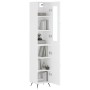 Tall white plywood sideboard 34.5x34x180 cm by vidaXL, Sideboards - Ref: Foro24-3199145, Price: 104,54 €, Discount: %