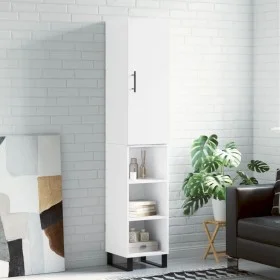 High glossy white plywood sideboard 34.5x34x180 cm by vidaXL, Sideboards - Ref: Foro24-3199003, Price: 102,96 €, Discount: %