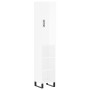 Aparador alto madera contrachapada blanco brillo 34,5x34x180 cm de vidaXL, Aparadores - Ref: Foro24-3199003, Precio: 105,72 €...