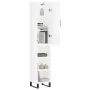 Hochglänzendes Sideboard aus weißem Sperrholz, 34,5 x 34 x 180 cm von vidaXL, Sideboards - Ref: Foro24-3199003, Preis: 102,96...