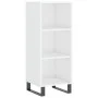 Hochglänzendes Sideboard aus weißem Sperrholz, 34,5 x 34 x 180 cm von vidaXL, Sideboards - Ref: Foro24-3199003, Preis: 102,96...