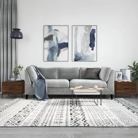 Couchtische, 2 Stück, Eichenbraun, Holzwerkstoff, 50 x 50 x 40 cm von vidaXL, Couchtisch - Ref: Foro24-829427, Preis: 76,71 €...