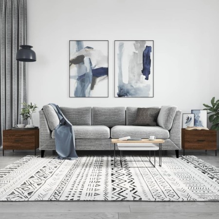 Coffee tables 2 pcs oak brown engineered wood 50x50x40cm by vidaXL, Coffee table - Ref: Foro24-829427, Price: 77,38 €, Discou...