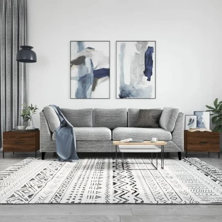 Coffee tables 2 pcs oak brown engineered wood 50x50x40cm by vidaXL, Coffee table - Ref: Foro24-829427, Price: 76,71 €, Discou...