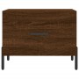Mesas de centro 2 uds madera ingeniería marrón roble 50x50x40cm de vidaXL, Mesas de centro - Ref: Foro24-829427, Precio: 77,3...