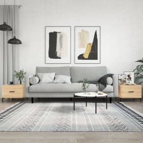 Coffee tables 2 pcs engineered wood Sonoma oak 50x50x40cm by vidaXL, Coffee table - Ref: Foro24-829403, Price: 64,80 €, Disco...