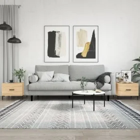Couchtische, 2 Stück, Holzwerkstoff, Sonoma-Eiche, 50 x 50 x 40 cm von vidaXL, Couchtisch - Ref: Foro24-829403, Preis: 64,18 ...