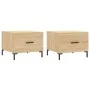 Couchtische, 2 Stück, Holzwerkstoff, Sonoma-Eiche, 50 x 50 x 40 cm von vidaXL, Couchtisch - Ref: Foro24-829403, Preis: 64,18 ...