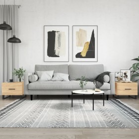 Couchtische, 2 Stück, Holzwerkstoff, Sonoma-Eiche, 50 x 50 x 40 cm von vidaXL, Couchtisch - Ref: Foro24-829451, Preis: 74,22 ...