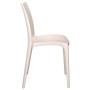 Sillas de jardín 2 uds polipropileno color crema 50x46x80 cm de vidaXL, Sillas de jardín - Ref: Foro24-364733, Precio: 107,51 €