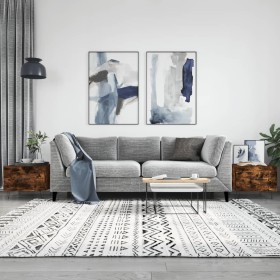 Couchtisch 2 Stück, Holzwerkstoff, geräucherte Eiche, 50 x 50 x 40 cm von vidaXL, Couchtisch - Ref: Foro24-829391, Preis: 64,...