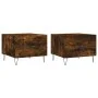 Coffee table 2 pcs engineered wood smoked oak 50x50x40cm by vidaXL, Coffee table - Ref: Foro24-829391, Price: 64,34 €, Discou...