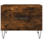 Mesa de centro 2 uds madera ingeniería roble ahumado 50x50x40cm de vidaXL, Mesas de centro - Ref: Foro24-829391, Precio: 64,8...
