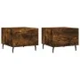 Coffee table 2 pcs engineered wood smoked oak 50x50x40cm by vidaXL, Coffee table - Ref: Foro24-829439, Price: 71,18 €, Discou...