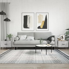 Coffee table 2 pcs concrete gray engineered wood 50x50x40cm by vidaXL, Coffee table - Ref: Foro24-829405, Price: 64,80 €, Dis...