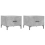 Couchtisch 2 Stück betongraues Holzwerkstoff 50x50x40cm von vidaXL, Couchtisch - Ref: Foro24-829405, Preis: 64,80 €, Rabatt: %