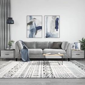 Coffee tables 2 units Sonoma gray engineered wood 50x50x40 cm by vidaXL, Coffee table - Ref: Foro24-829393, Price: 66,86 €, D...