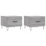 Coffee tables 2 units Sonoma gray engineered wood 50x50x40 cm by vidaXL, Coffee table - Ref: Foro24-829393, Price: 66,28 €, D...