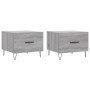 Couchtische 2 Einheiten Sonomagraues Holzwerkstoff 50x50x40 cm von vidaXL, Couchtisch - Ref: Foro24-829393, Preis: 66,86 €, R...