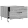 Coffee tables 2 units Sonoma gray engineered wood 50x50x40 cm by vidaXL, Coffee table - Ref: Foro24-829393, Price: 66,86 €, D...
