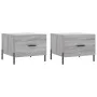 Coffee tables 2 units Sonoma gray engineered wood 50x50x40 cm by vidaXL, Coffee table - Ref: Foro24-829425, Price: 76,69 €, D...