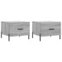 Couchtische 2 Einheiten Sonomagraues Holzwerkstoff 50x50x40 cm von vidaXL, Couchtisch - Ref: Foro24-829425, Preis: 77,38 €, R...