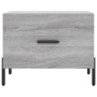 Coffee tables 2 units Sonoma gray engineered wood 50x50x40 cm by vidaXL, Coffee table - Ref: Foro24-829425, Price: 77,32 €, D...