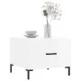Mesa de centro 2 uds madera ingeniería blanco brillo 50x50x40cm de vidaXL, Mesas de centro - Ref: Foro24-829401, Precio: 71,0...