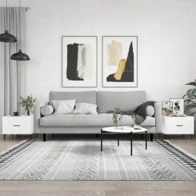 Couchtisch, 2 Stück, glänzend weißes Holzwerkstoff, 50 x 50 x 40 cm von vidaXL, Couchtisch - Ref: Foro24-829433, Preis: 83,08...