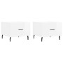 Coffee table 2 pcs glossy white engineered wood 50x50x40cm by vidaXL, Coffee table - Ref: Foro24-829433, Price: 83,08 €, Disc...