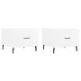 Coffee table 2 pcs glossy white engineered wood 50x50x40cm by vidaXL, Coffee table - Ref: Foro24-829433, Price: 82,33 €, Disc...