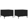Center tables 2 units engineered wood black 50x50x40 cm by vidaXL, Coffee table - Ref: Foro24-829399, Price: 64,99 €, Discoun...