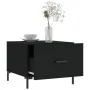 Center tables 2 units engineered wood black 50x50x40 cm by vidaXL, Coffee table - Ref: Foro24-829399, Price: 64,99 €, Discoun...