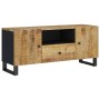 Mueble de TV madera mango y madera contrachapada 105x33,5x46 cm en Muebles TV | Comprar online en Foro24