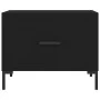 Center tables 2 units engineered wood black 50x50x40 cm by vidaXL, Coffee table - Ref: Foro24-829399, Price: 64,99 €, Discoun...
