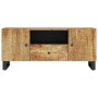 Mueble de TV madera mango y madera contrachapada 105x33,5x46 cm en Muebles TV | Comprar online en Foro24