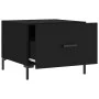 Center tables 2 units engineered wood black 50x50x40 cm by vidaXL, Coffee table - Ref: Foro24-829399, Price: 64,99 €, Discoun...