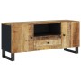 Mueble de TV madera mango y madera contrachapada 105x33,5x46 cm en Muebles TV | Comprar online en Foro24