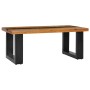 Solid teak wood and polyresin coffee table 100x50x40 cm by vidaXL, Coffee table - Ref: Foro24-281646, Price: 238,44 €, Discou...
