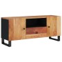 Mueble de TV madera acacia y madera contrachapada 105x33,5x46cm en Muebles TV | Comprar online en Foro24