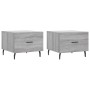 Couchtische 2 Einheiten Sonomagraues Holzwerkstoff 50x50x40 cm von vidaXL, Couchtisch - Ref: Foro24-829441, Preis: 74,16 €, R...